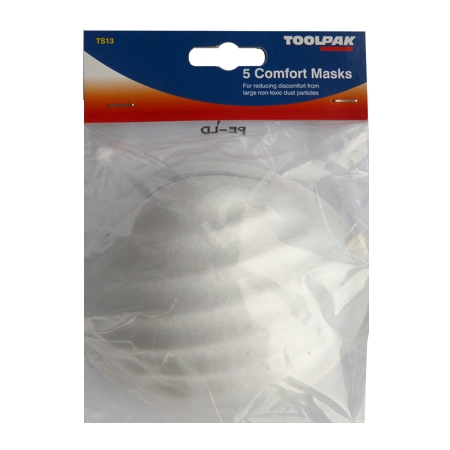 Comfort Masks Pack of 5 Toolpak